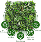 ODTORY Artificial Boxwood Topiary Hedges Panels: 20'' x 20'' 12P UV-Protected - Image 4