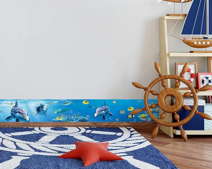 FLFK Peel and Stick Wallpaper Border Wall Decals - Image 6