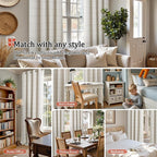 Lajode Linen Blackout Curtains for Living Room - Image 4