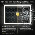 Antok 60"x 36" LED Bathroom Mirror - Image 7