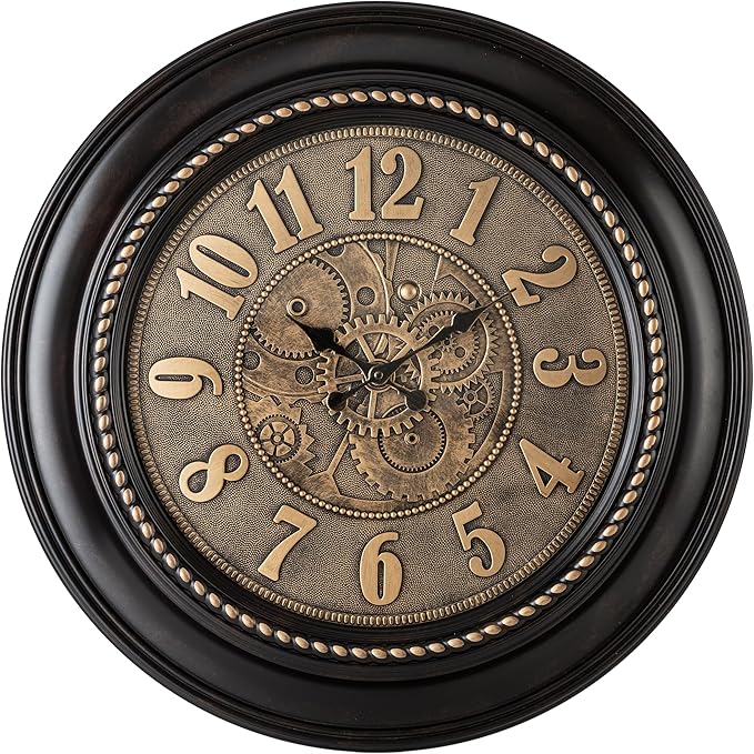 Pacific Bay Rodalben Giant Decorative Light-Weight 24-inch Wall Clock Silent - Image 5