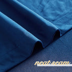 NICETOWN Royal Blue 96 inch Velvet Curtains - Image 7