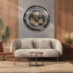 HOIBAI Wall Clock, 24 Inch Moving Gears Clock Large Wall Clock - Image 7