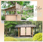 Juexica 2 Pcs Natural Bamboo Wall Panel - Image 6