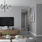 Haimin Grasscloth Wallpaper Peel and Stick 20.9in X 393in Fabric Contact Paper - Image 2