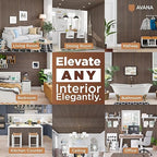Avana Acoustic Wood Wall Panels – 47.2 X 12.6 Inch Walnut Acoustic Panels 2 PCs - Image 3