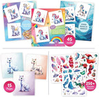 Sticker Dress Up Unicorn - Kids Activity Book Learn Fashion Design for Unicorn with Guides and 250+ Reusable Stickers. Christmas Gift for Girls Ages 5,6,7,8