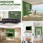 Artificial Grass Wall Backdrop: 10"x 10" Boxwood Faux Green Wall Panels - Image 6