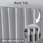 IGEMAEVE 100% Blackout Curtains 72 Inch Length - Image 3
