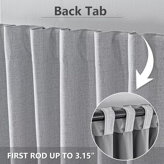 Blackout Curtains Customsize for Bedroom, 100% Black Out Curtains 1 Panel - Image 2