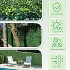 ODTORY Artificial Boxwood Roll Panels, Decorative Grass Wall Covering - Image 3