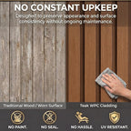 From Plain to Beautiful in Hours WPC Exterior Wall Slat Panels Waterproof - Image 7