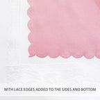 XiDi Pink Curtains for Bedroom Decor, Baby Pink Kids Blackout Curtains for - Image 4