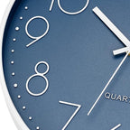 Foxtop 14 Inch Wall Clock Silent Non-Ticking Battery Operated Round Quartz - Image 7