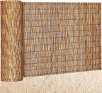 Barydat 1 Pcs 4 x 30 ft Reed Fence Roll, 85% Shade Bamboo Privacy Screen by home