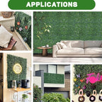 ODTORY Artificial Grass Wall Panels, 24 x 16 in 24P UV-Resistant Faux Boxwood - Image 7