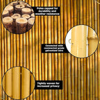 FOREVER BAMBOO Natural Bamboo Fencing Decorative Rolled Fence Panel 0.75 in D x - Image 13