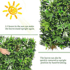 ODTORY Artificial Boxwood Topiary Hedges Panels: 40'' x 120'' UV-Protected - Image 7