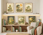 tgguytiy Vintage Nursery Dragon Wall Art - Image 8
