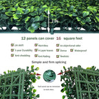 ODTORY Artificial Grass Wall Backdrop Panels, 16 X 12 in 12P UV-Anti Greenery - Image 3