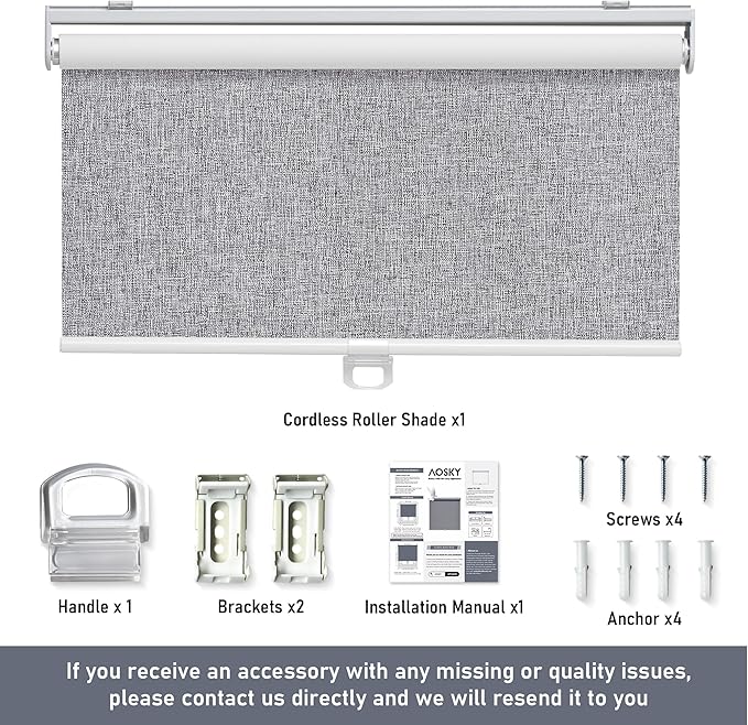 Customize Cordless Roller Shades Blackout Blinds - Image 9