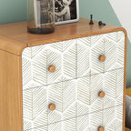 Modern Peel and Stick Wallpaper 17.3''×591'' Self Adhesive Wallpaper Boho - Image 7