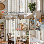 Lajode Plaid Patterned Curtains Thermal Insulated - Image 4