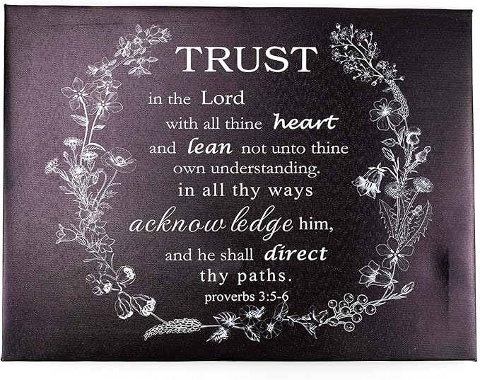 EOBTAIN Christian Bible Verse Canvas Wall Art Positive Religious Scripture and - Image 8