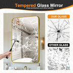 Delma Bathroom Mirror, Sleek Wall Mirror - Image 6