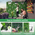 20"x20" Grass Wall Panels, Faux Green Wall Decor - Image 4