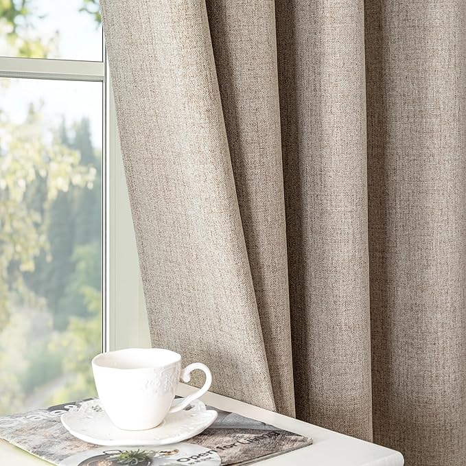 IGEMAEVE Linen Blackout Curtains - Image 9