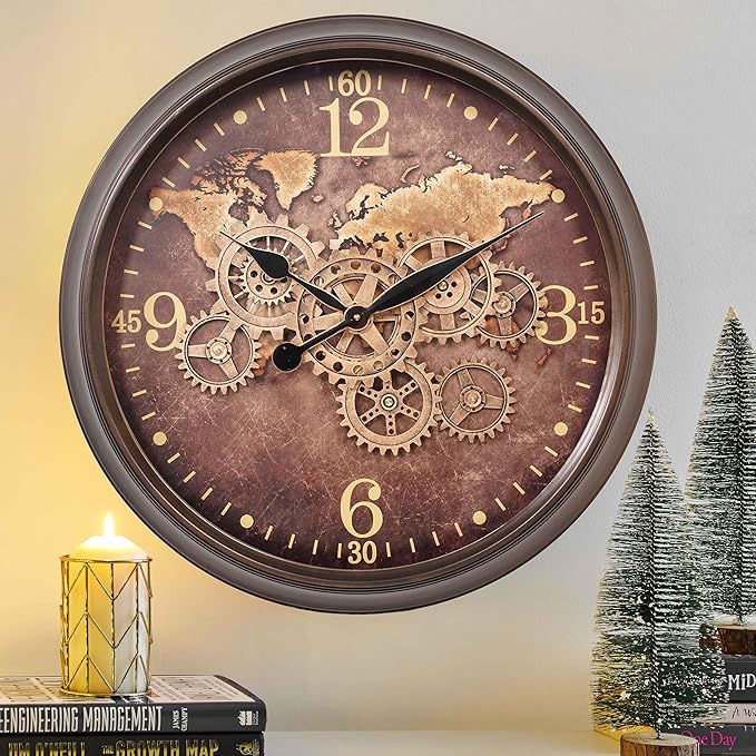 CLXEAST 24 Inch Large Wall Clock by CLXEAST