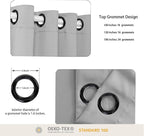 BONZER Room Divider Curtain Total Privacy Wall Wide Grommet Room Darkening - Image 2