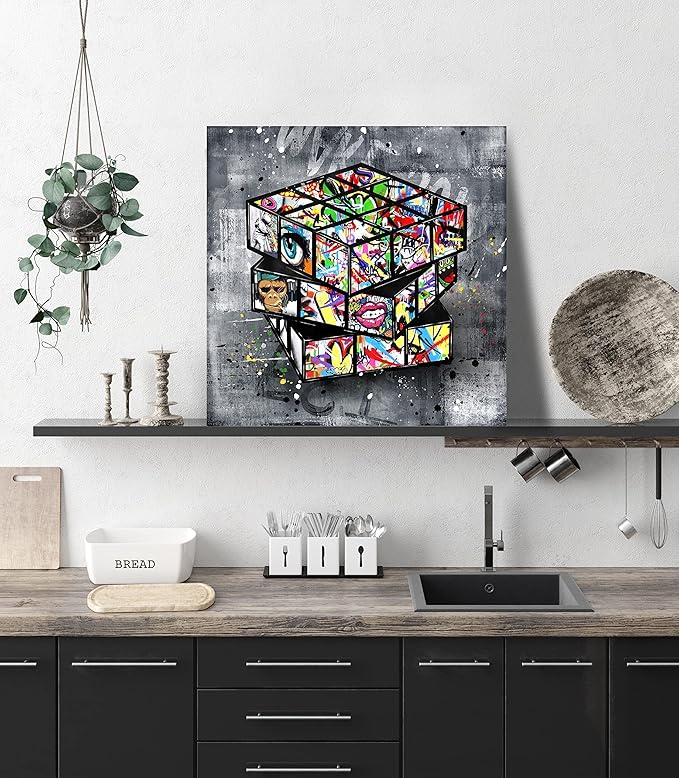 SIXTTART Banksy Canvas Wall-Art - Image 4