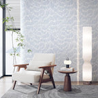 Theper Blue Wallpaper Peel and Stick Modern 17.3"×197" Boho Striped Wall Paper - Image 2