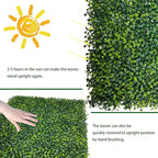 ODTORY Artificial Boxwood Roll Panels:40 X 120 in UV-Anti Artificial Ivy - Image 5