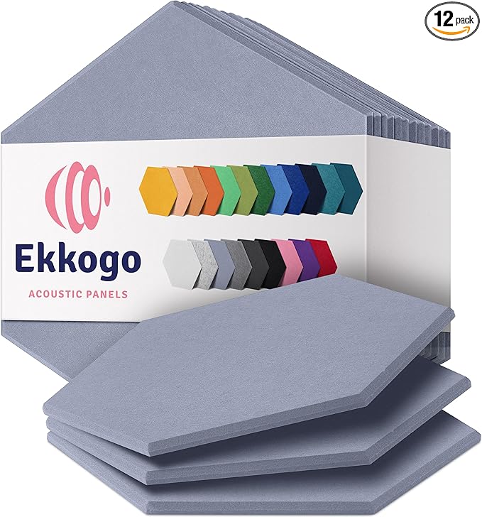 Acoustic Panels 12-Pack by EkkogoAcousticPanels
