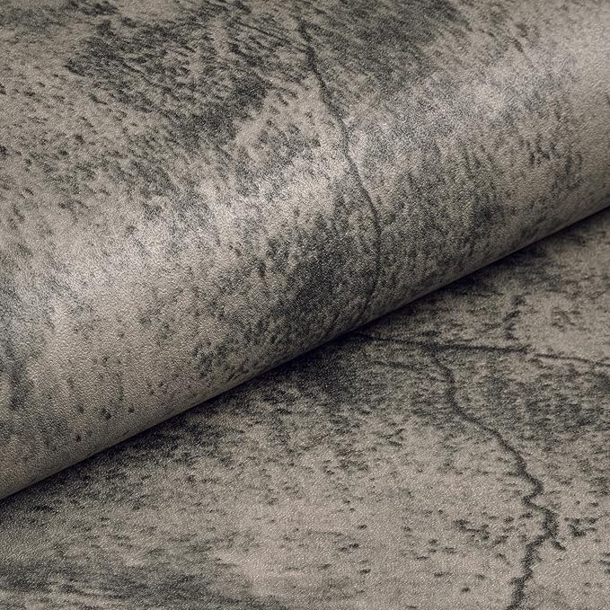 Livelynine 15.8x197 Concrete Limewash Peel and Stick Dorm Wallpaper Removable - Image 6