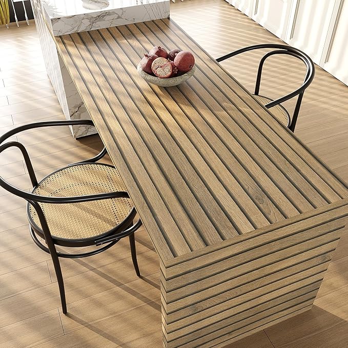 VEELIKE Slat Wood Contact Paper Wood Peel and Stick Wallpaper - Image 8
