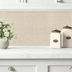 Grasscloth Peel and Stick Wallpaper Beige Contact Paper 15.7inch x 393.7inch - Image 4
