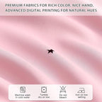 XiDi Pink Curtains for Bedroom, Girls Room Blackout Curtains, Kids Room - Image 5
