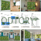 ODTORY Artificial Boxwood Hedges Panels Roll, Outdoor Indoor Home Decor - Image 5