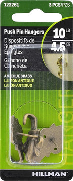 Hillman 122261 Fleur De Lis Push Pin Hanger - Image 2