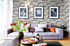 Guvana 17.3"×118" Brick Wallpaper Red/Blue/Grey Brick Peel and Stick Wallpaper - Image 7