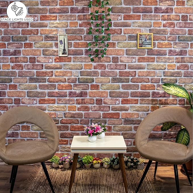Dundee Deco 3D Wall Panels Faux Brick - Image 3