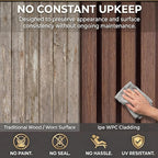 From Plain to Beautiful in Hours WPC Exterior Wall Slat Panels Waterproof - Image 7