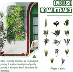 ODTORY Artificial Hedge Grass Wall Panel: 40" x 20" UV-Anti Faux Boxwood Ivy - Image 5