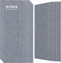 10 Pack Large Acoustic Panels, 47.2 x 23.6 x 0.35 Inch Sound Proof Foam Panels by TO-TH