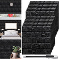 Colarr 60 Pcs 58 Sq ft 3D Wall Panels Peel and Stick Faux Foam 3D Brick by Colarr