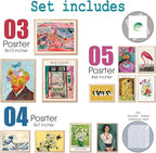 LANCHI95 12 Pcs Eclectic Wall Decor, Eclectic Home Decor, Maximalist Decor - Image 2
